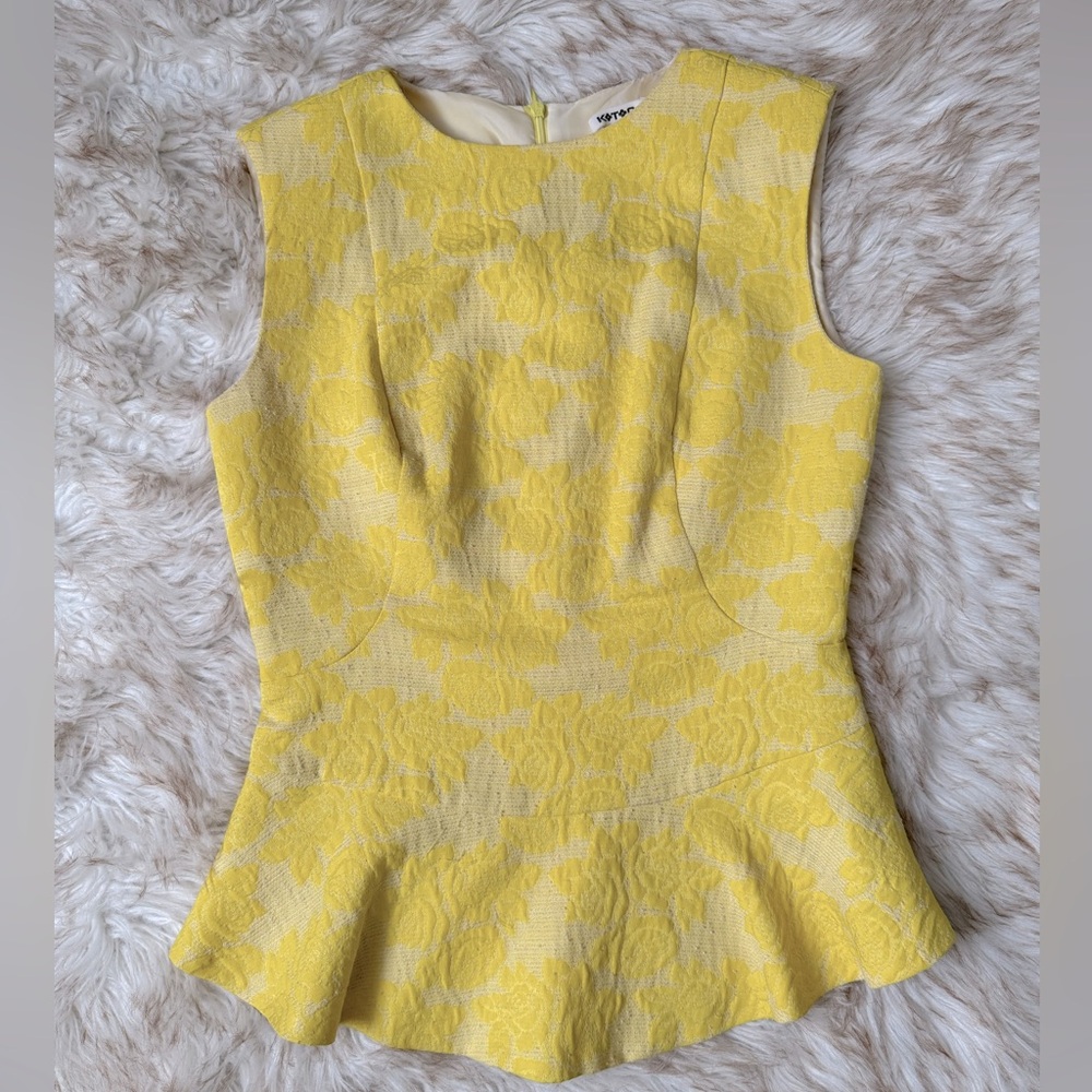 Koton Sleeveless Peplum Top
